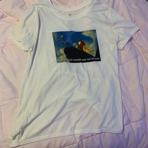 disney lion king graphic tee